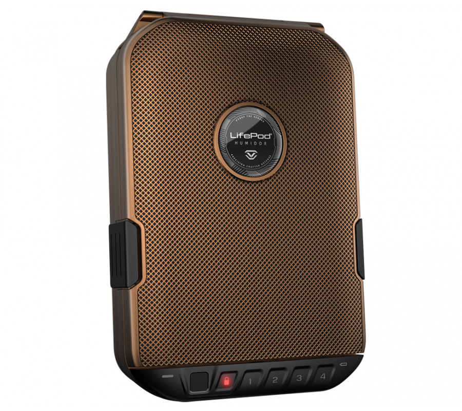 Refurbished - LifePod Humidor 2.0 - Biometric and Bluetooth (Antique Bronze)